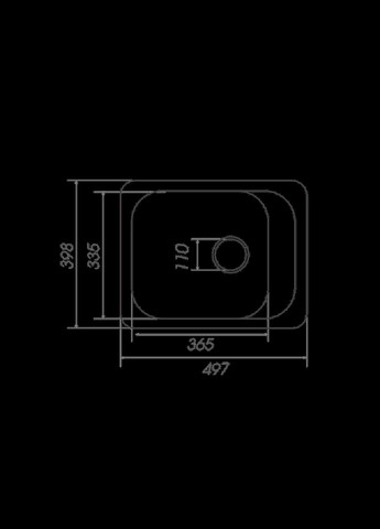 Гранітна мийка для кухні KORRADO 4050 матова Білосніжна Valeso (342069305)