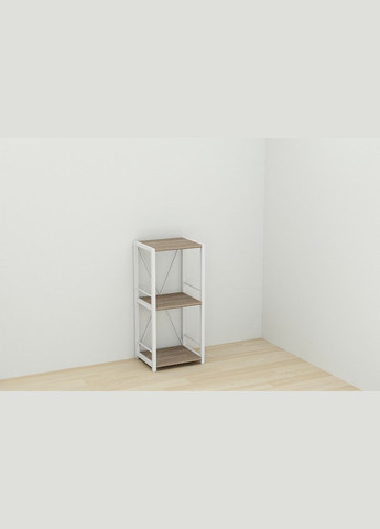 Этажерка 3/34 Серии Коннект 73x34x28 белый ДСП 16мм (FRD-104299) Ferrum-decor (353499207)