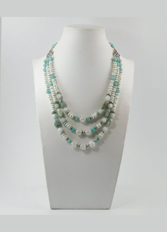 Ожерелье "Фея" Жадеит, Амазонит, Кварц Fursa fashion (322315500)