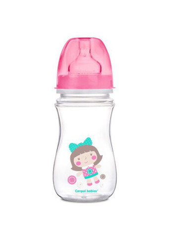 Бутылка с широким отверстием антиколиковая Easystart - Цветные зверьки цвет разноцветный 00-00056720 Canpol Babies (278747695)