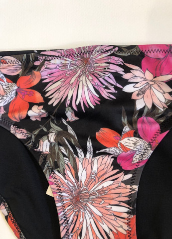 Цветные женские купальные трусики с цветочным принтом C&A