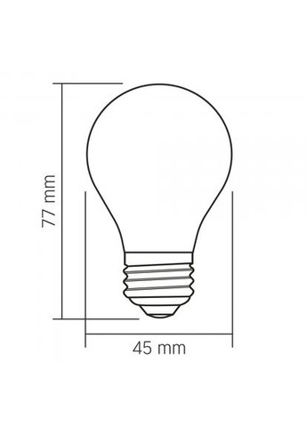 LED лампа Filament VLDG45MO 4W E27 3000K Porcelain dimmable (VL-DG45MO) Videx (305755254)