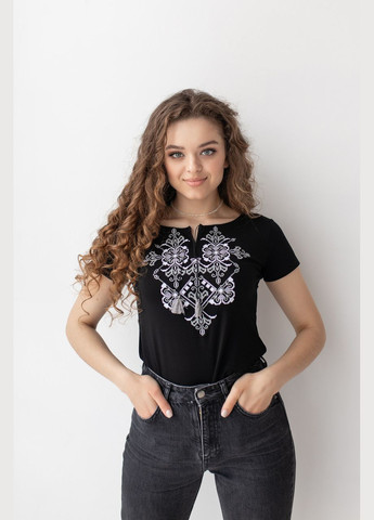 Вышитая женская футболка "Элегия" MEREZHKA (288645012)