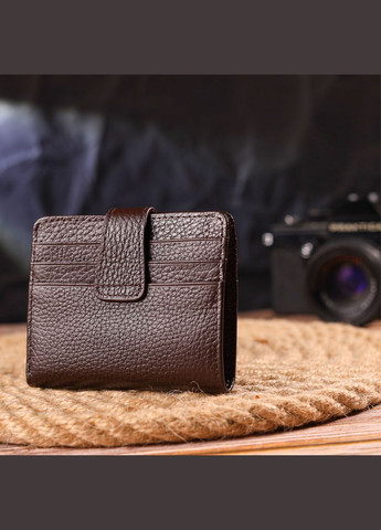 Гаманець чоловічий шкіряний зернистий 21686 Коричневий Canpellini (306881370)