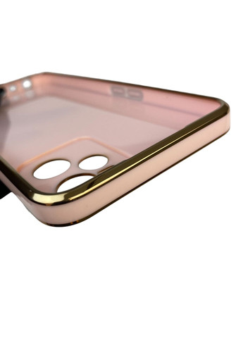 Чехол для Narzo 50A Prime с кольцом-подставкой с золотой окантовкой на реалми нарзо 50а прайм пудровый gs1 Realme (366233840)