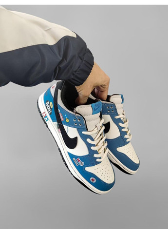 Білі Осінні кросівки чоловічі nike sb dunk low jackman wheels lux найк сб данк No Brand