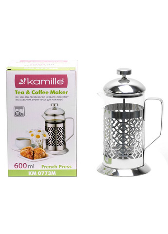 Заварник френчпресс для чая и кофе 600 мл Kamille (289461916)