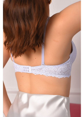 Білий бюстгальтер жіночий білого кольору чашка с Let's Shop поліамід