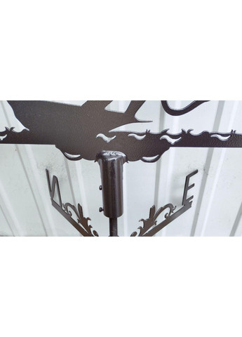 Флюгер на дом Кайтсерфингист, флюгер на крышу из металла 3 мм. No Brand (368896653)