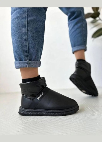 Жіночі зимові чорні короткі Viki уггі (315876441)