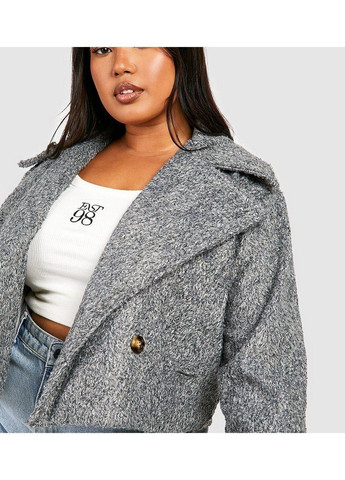 Серая демисезонная куртка Boohoo