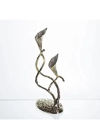 Декоративная фигурка Калла 14х8х25 см металлическая No Brand (400975141)
