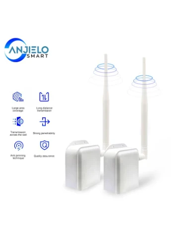 Anjielo Smart AH9066 WiFi HaLow Wireless Bridge TX RX до 1000 м, беспроводной сетевой мост IEEE 802.11ah для камер No Brand (395415491)