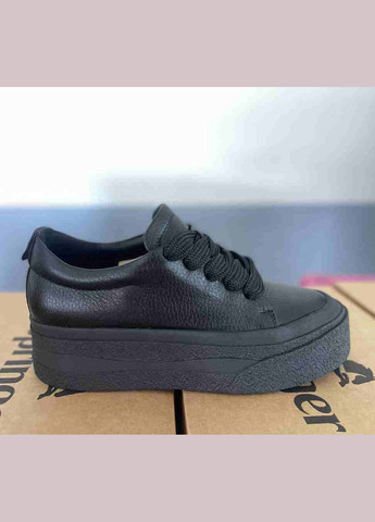 Кроссовки женские Springer чёрные демисезоны (301524962)