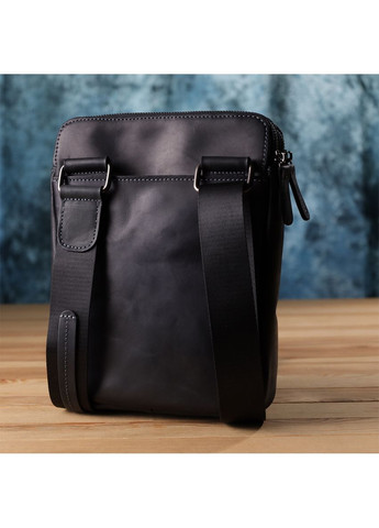 Практичная мужская сумка через плечо из винтажной натуральной кожи 20870_1 Shvigel (363023631)