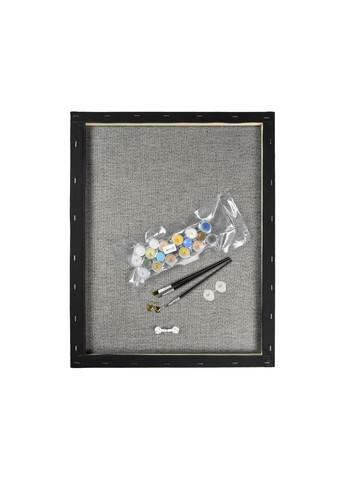 Картина по номерам Неразрывные черный фон для рисования релакс картина на подрамнике см Strateg (369758628)