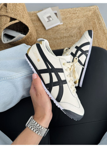 КРОСІВКИ ЖІНОЧІ ASICS ONITSUKA TIGER MEXICO BLACK / BEIGE АСІКС ОНІТЦУКА ТАЙГЕР No Brand чорні демісезони (367177185)