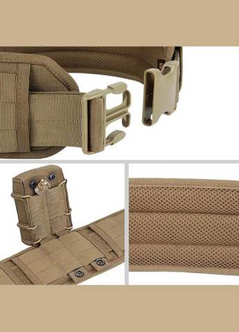 EXCELLENT ELITE SPANKER Военный поясной ремень Многоцелевой патрульный ремень с мягкой подкладкой Molle No Brand (326789196)