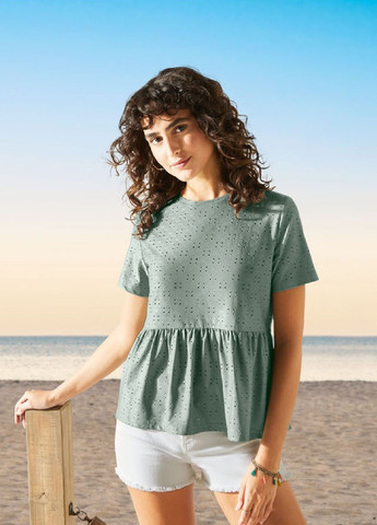 Зеленая летняя блуза Esmara