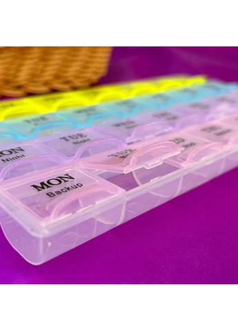 22х12см пластиковый контейнер-органайзер - 28 ячеек Plus-plus (354796392)