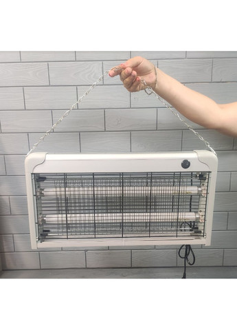 Инсектицидная ультрафиолетовая лампа 2X15W до 100 м2 уничтожитель насекомых, светильник ловушка для мух и комаров Lebron (350349253)