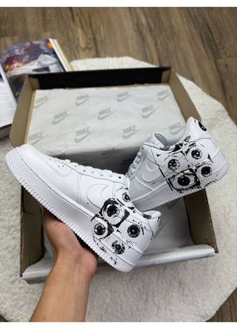 Комбіновані Осінні кросівки чоловічі nike air force 1 low х comme des garçons supreme найк аір форс 1 преміум No Brand
