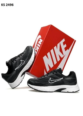 Чорні кросівки чоловічі nike initiator black найк інітіатор чорні демісезон No Brand