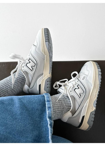 Серые демисезонные кроссовки мужские new balance 550 spectrum grey нью беланс 550 No Brand