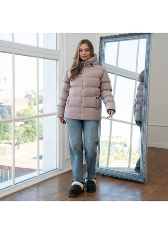 Бежева зимня жіноча куртка зимова SK