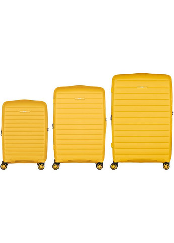 Набір валіз Aero L+M+S Amber Yellow (-SPP-AERO-SET3-AY) 2E (372126451)