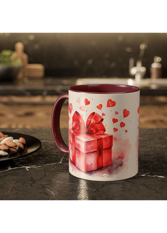 Керамічна чашка з дизайном "Подарунок" No Brand (368671492)