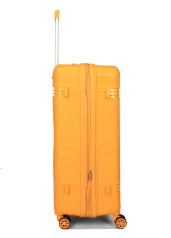 Чемодан большой L полипропилен 21204 76,5×53×31см 99+18л Желтый Snowball (297644023)