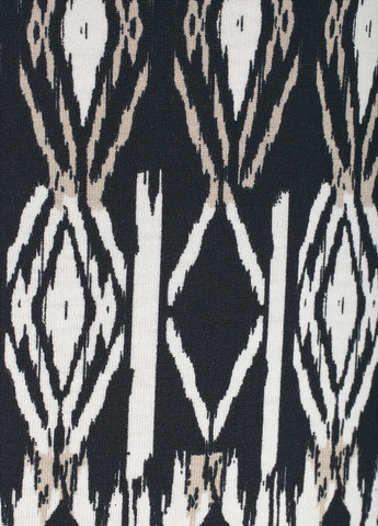 Черное повседневный платье Lascana с орнаментом