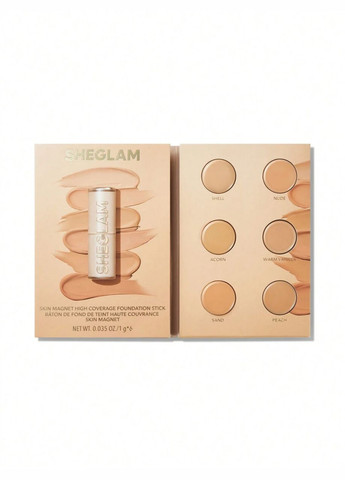 Пробник Тональное основание Skin Magnet High Coverage Foundation Stick Medium Sheglam (299002772)