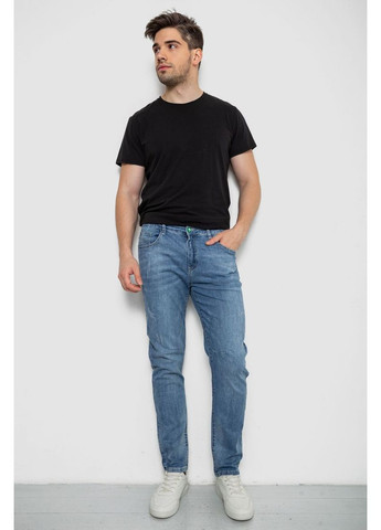 Голубые демисезонные прямые джинсы мужские прямые, 244r091220-2 Ager