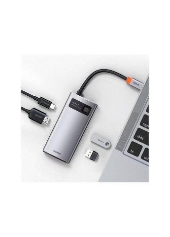 Перехідник USBхаб Type-C Metal Gleam Series 4-in-1 CAHUB-CY0G Baseus (279826396)