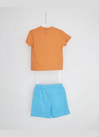 Помаранчевий літній комплект(футболка+шорти) Sprint