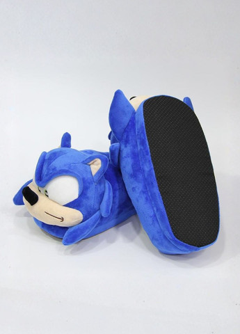 Дитячі капці плюшеві Сонік для кігурумі антиковзна підошва My Kigu (366874071)