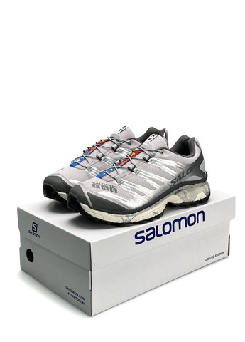 Сірі Осінні кросівки чоловічі salomon No Brand XT-4 Carbon Silver Beige