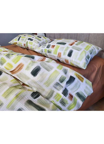 Постельное белье Палитра, ранфорс гофра (жатка) Полуторный размер, наволочки 50/70 No Brand (364213413)