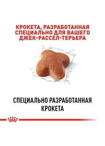 Сухой корм Jack Russell Terrier Adult для собак породы Джек-рассел-терьер 1.5 кг (3182550821414) Royal Canin (316226844)