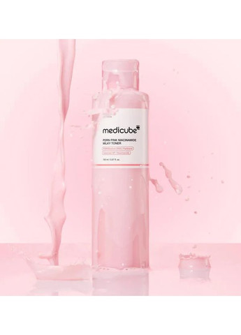 Молочный тонер с полинуклеотидами и пептидами PDRN Pink Niacinamide Milky Toner 150 ml Medicube (364859820)