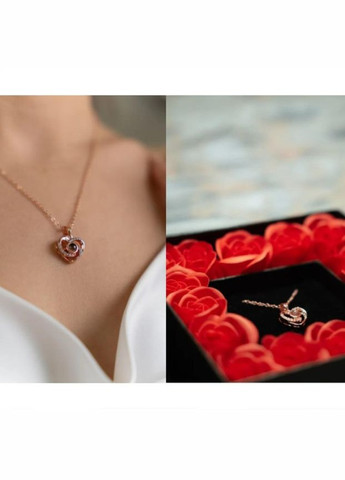 Елегантний подарунок: 16 ароматних троянд і кулон у подарунковій коробці No Brand (316277164)