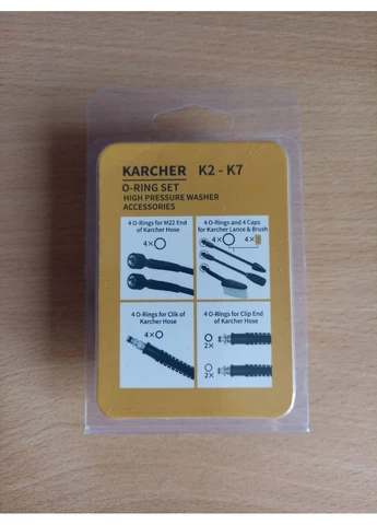 Комплект запасных уплотнительных колец для Karcher K2 K3 K4 K5 K7 No Brand (389964657)