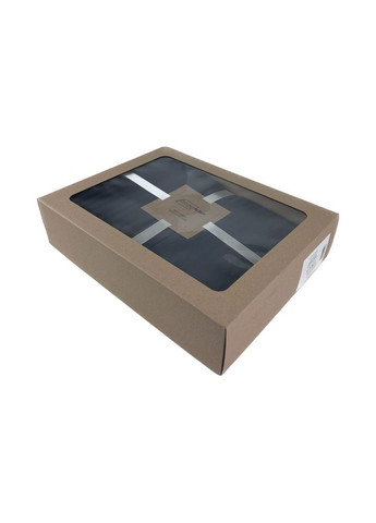 Комплект постельного белья Stripe Dark Grey сатинстрайп евро 200х220 см темно- (2251736516015) SoundSleep (292653315)