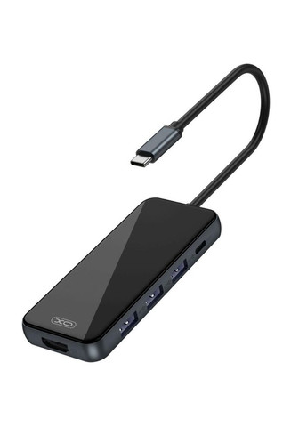 Разветвитель конвертер хаб HUB002 USBC Multifunction Adapter 5 in 1 HDMI+USB*3+PD XO (285719571)