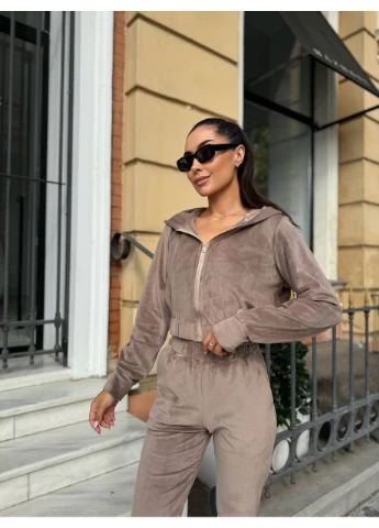 Велюровий жіночий костюм Fashion (382028682)