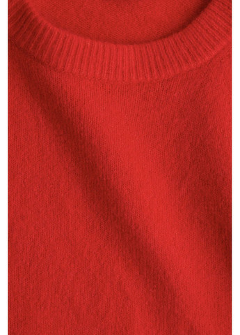 Красный демисезонный свитер с шерстью H&M basic