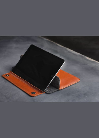 Кожаный Чехол с подставкой для iPad коньячный 12.9 Skin and Skin (292144483)