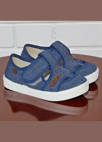 Тапочки для хлопчика капчики на липучках змінне взуття в садочок змінка Валді Waldi (332808906)